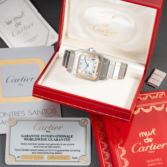 Cartier Santos Carrée Automatic Ref. 2961 – Full Set
