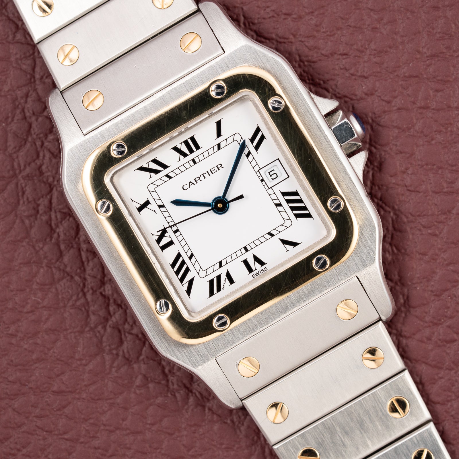 Cartier Santos Carrée Automatic Ref. 2961 Full Set from 1981
