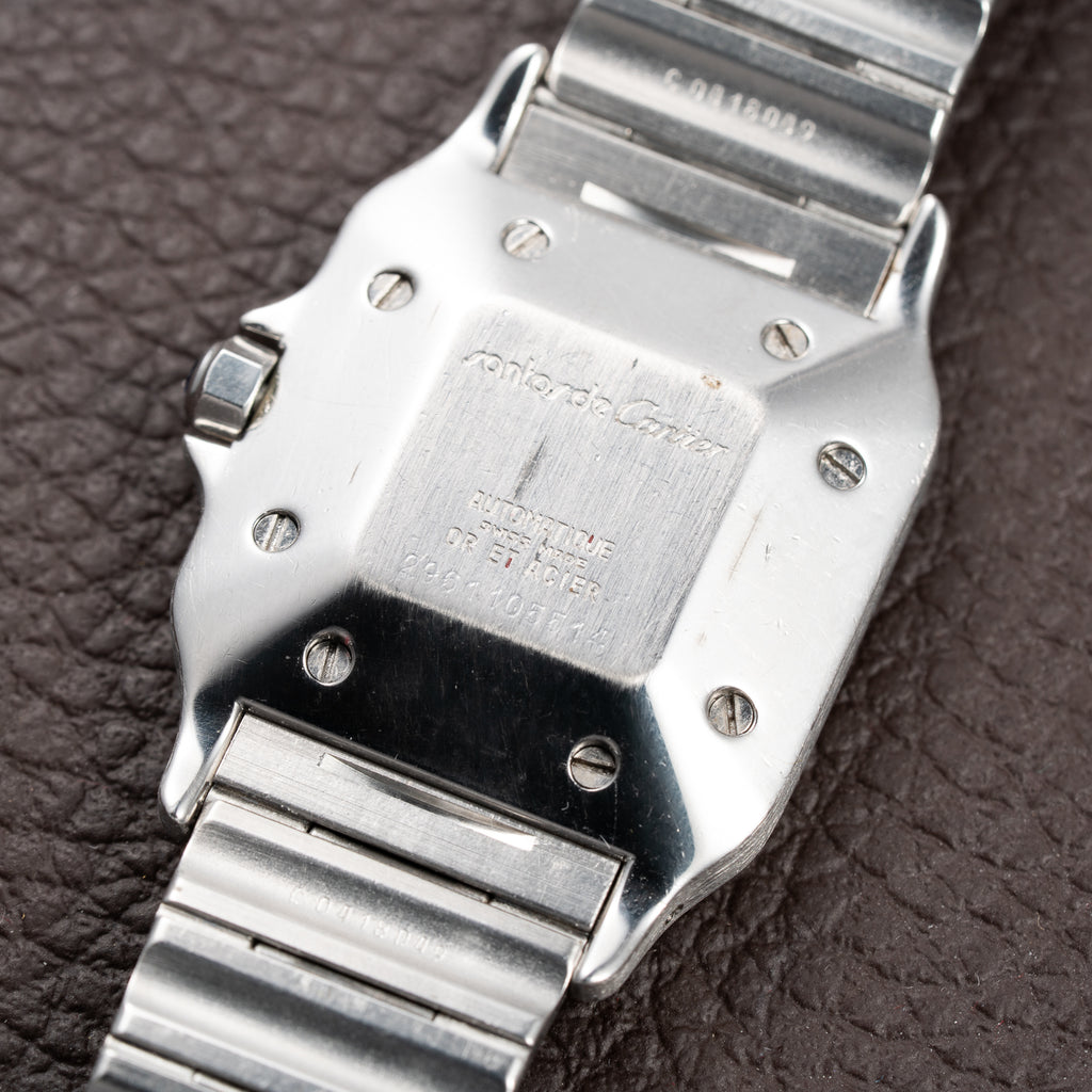 Cartier Santos Carrée GM Gold & Steel Ref. 2961 Full Set 1987