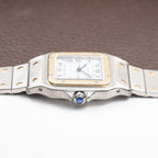 Cartier Santos Carrée GM Gold & Steel Ref. 2961 Full Set 1987