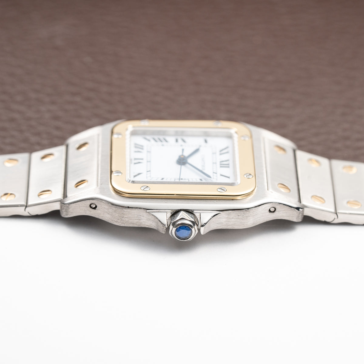 Cartier Santos Carrée GM Gold & Steel Ref. 2961 Full Set 1987