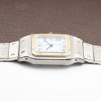 Cartier Santos Carrée GM Gold & Steel Ref. 2961 Full Set 1987
