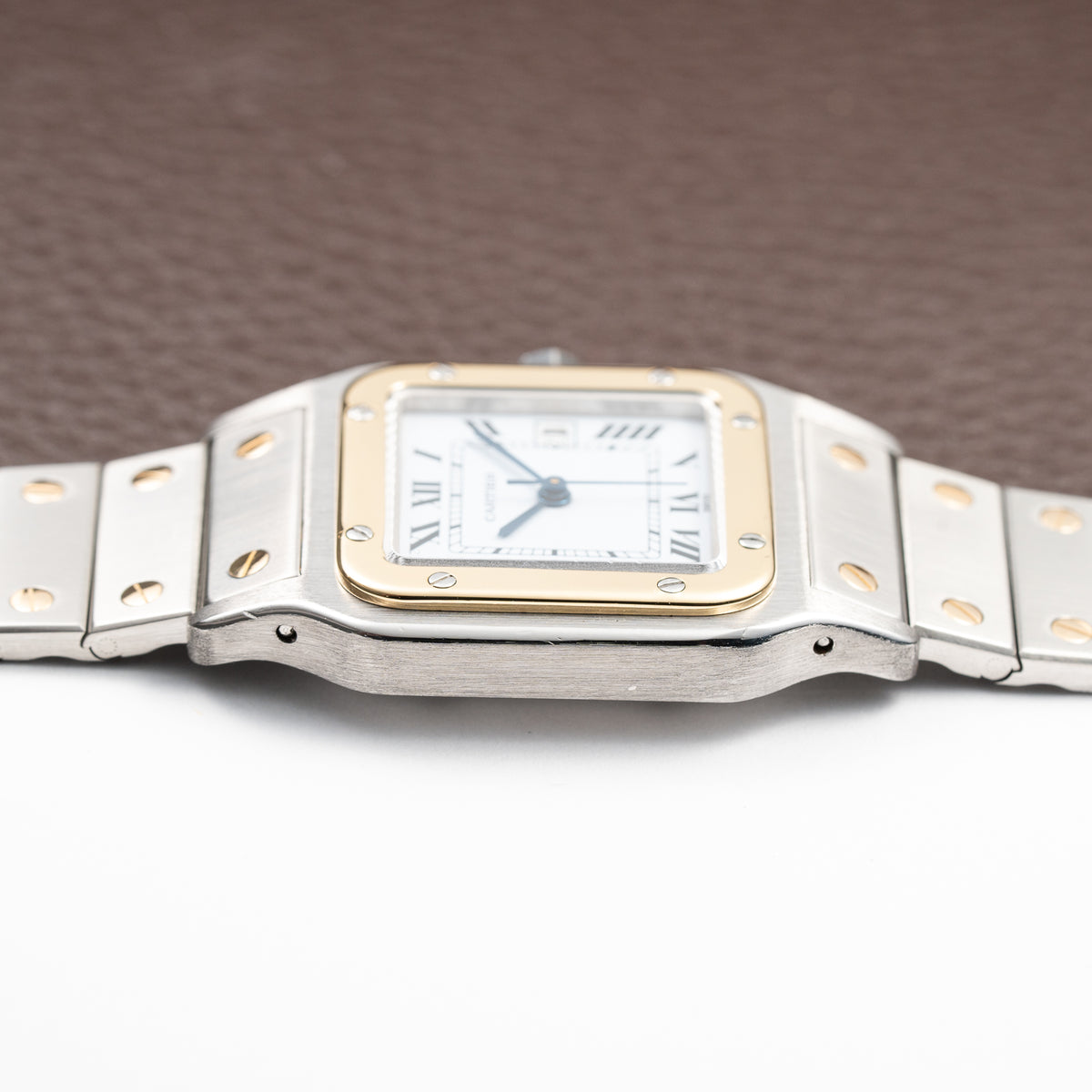 Cartier Santos Carrée GM Gold & Steel Ref. 2961 Full Set 1987