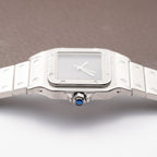 Cartier Santos Carrée Ghost 'Swiss' Only Grey Dial w/ Cartier Service 2026 Ref. 2960 from 1980s