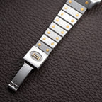 Cartier Santos Carrée Ghost 'Swiss' Grey Gold & Steel w/ Cartier Service 2026 Ref. 2961 From 1980s