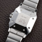 Cartier Santos Carrée Ghost 'Swiss' Grey Gold & Steel w/ Cartier Service 2026 Ref. 2961 From 1980s