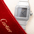 Cartier Santos Carrée “Ghost” PM Grey Dial Automatic Cartier Service 2026 Ref. 0901