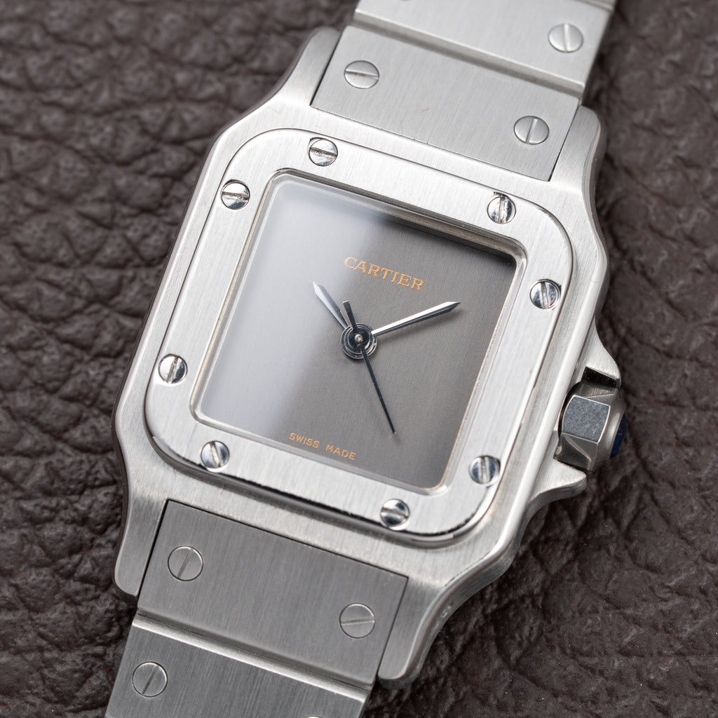 Cartier Santos Carrée “Ghost” PM Grey Dial Automatic Cartier Service 2026 Ref. 0901