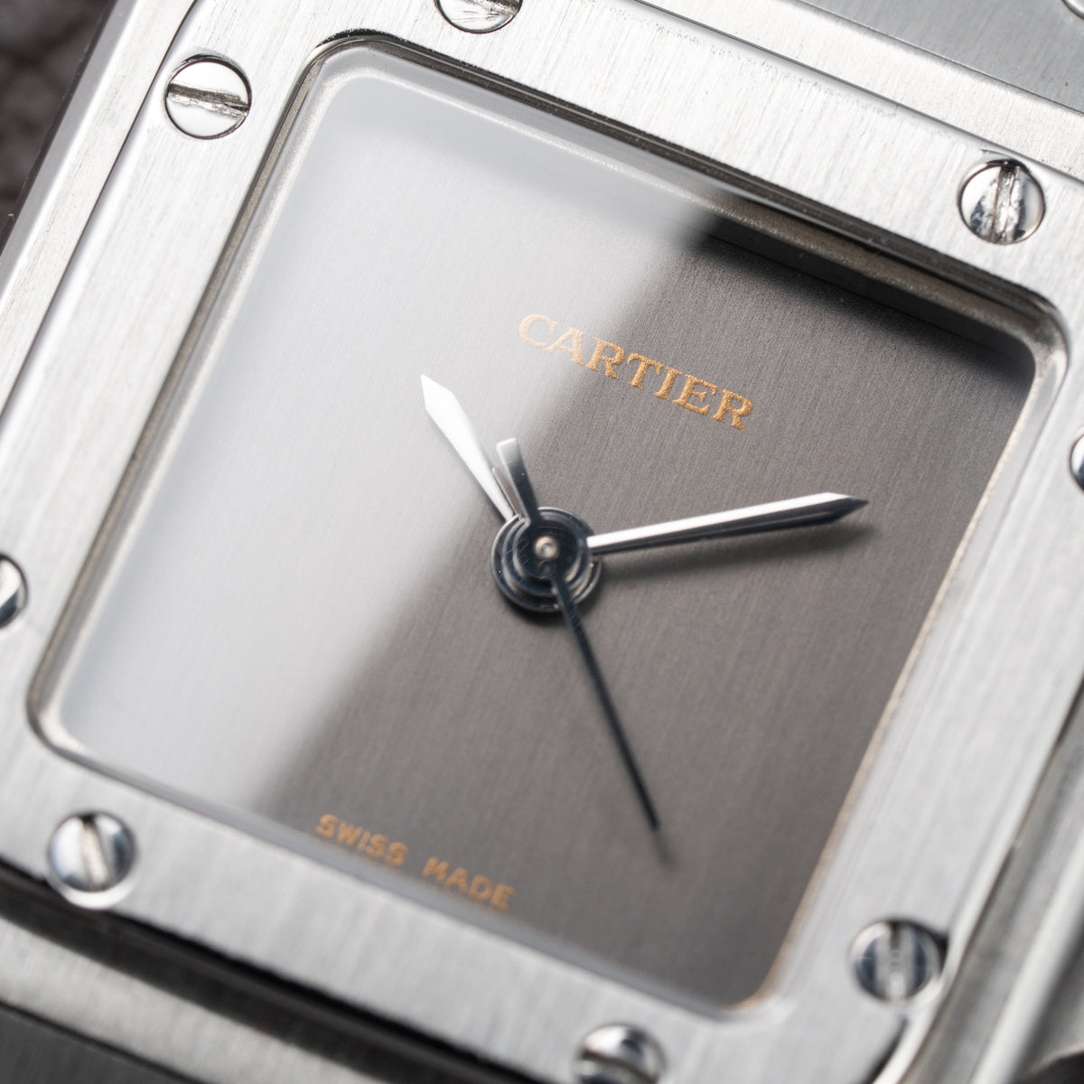 Cartier Santos Carrée “Ghost” PM Grey Dial Automatic Cartier Service 2026 Ref. 0901
