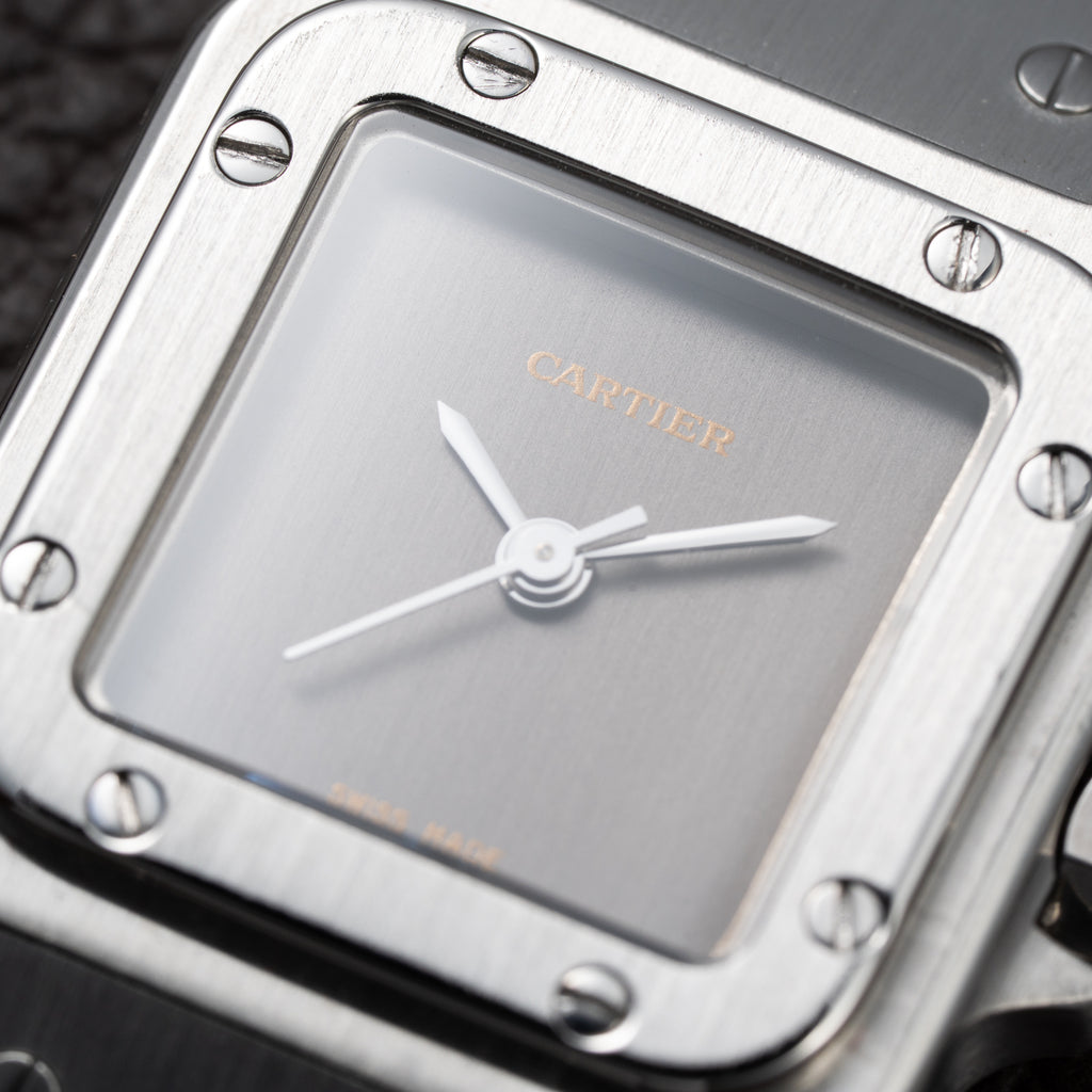 Cartier Santos Carrée “Ghost” PM Grey Dial Automatic Cartier Service 2026 Ref. 0901