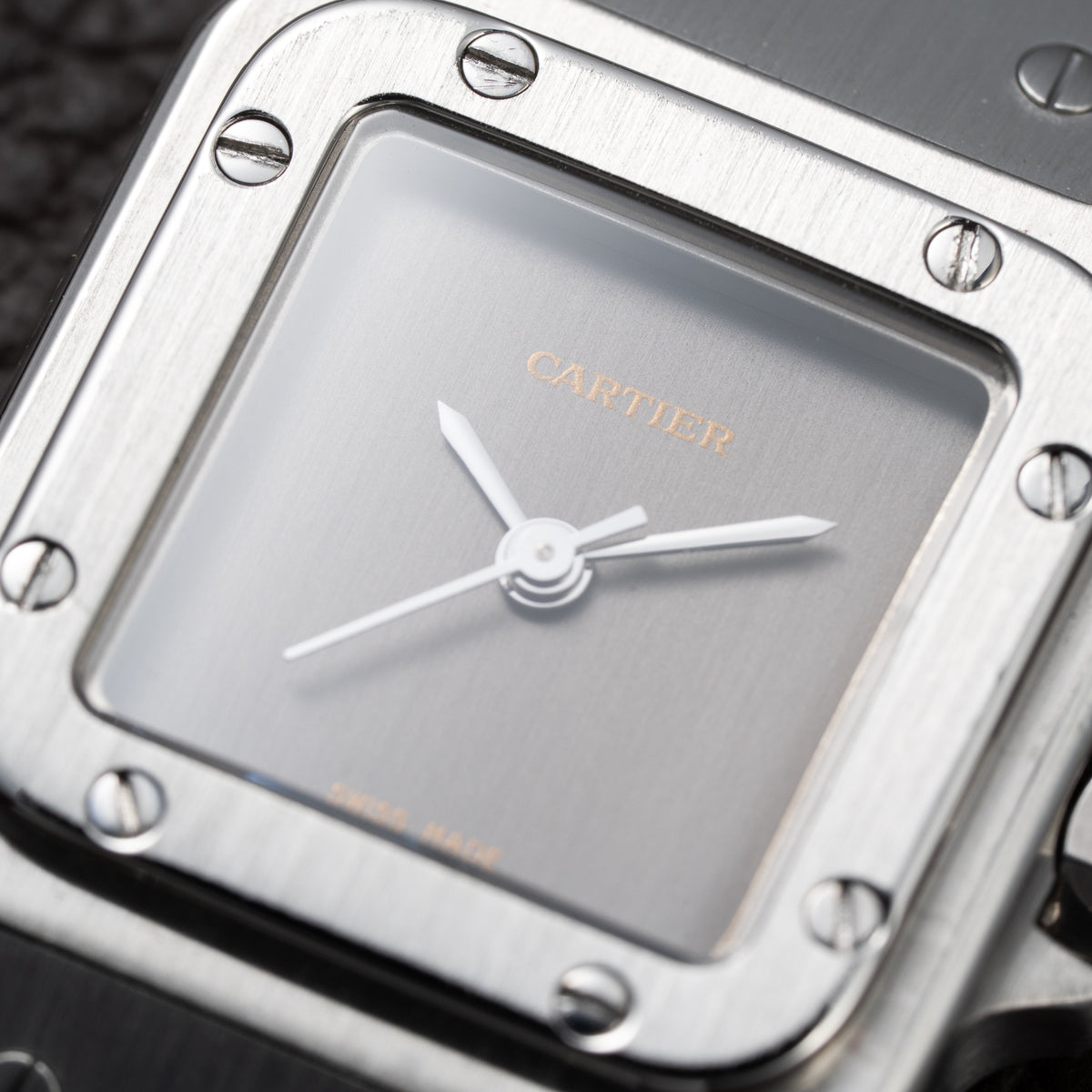 Cartier Santos Carrée “Ghost” PM Grey Dial Automatic Cartier Service 2026 Ref. 0901