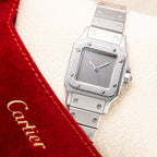 Cartier Santos Carrée "Ghost Dial" Lady Automatic Cartier Serviced Ref 0901