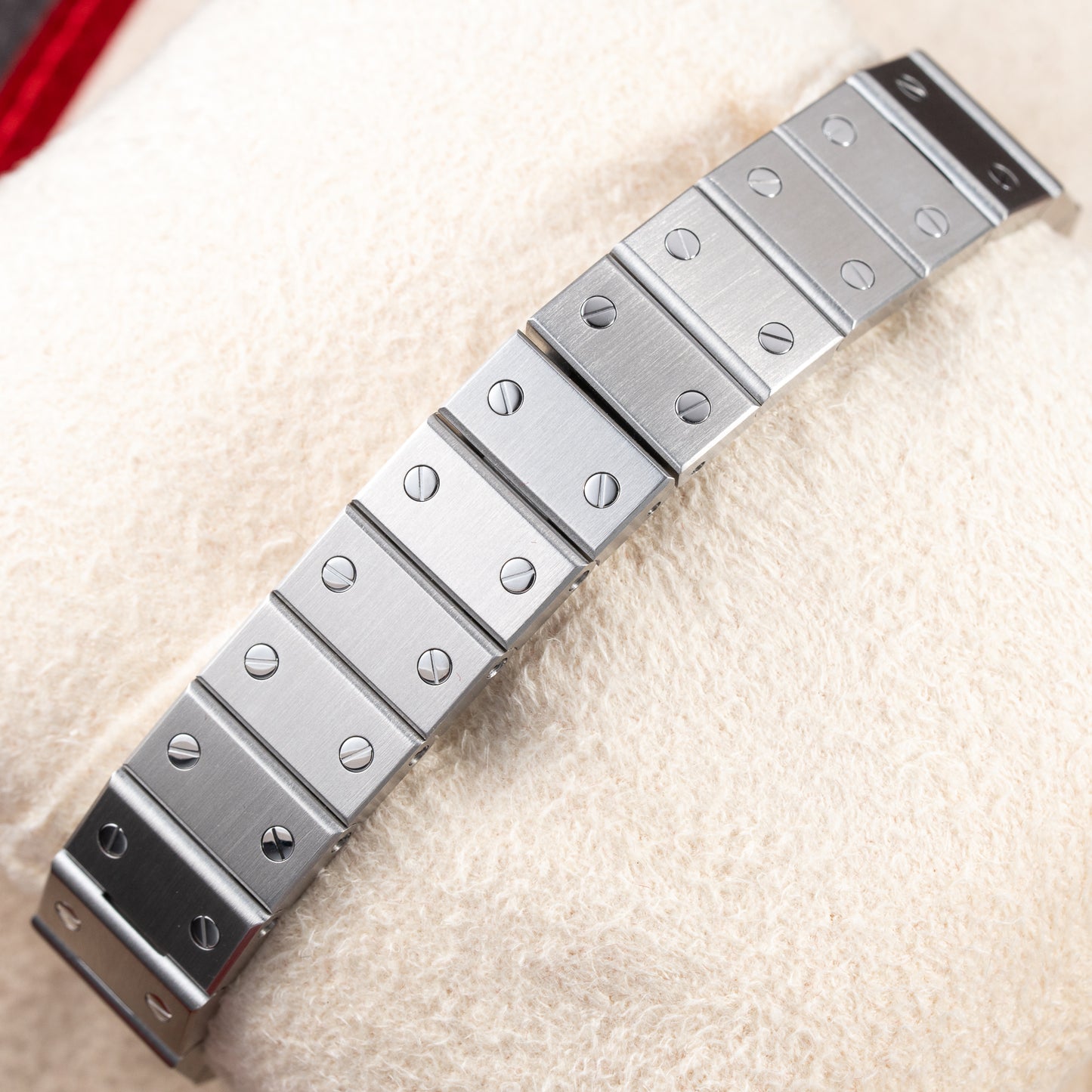 Cartier Santos Carrée "Ghost Dial" Lady Automatic Cartier Serviced Ref 0901