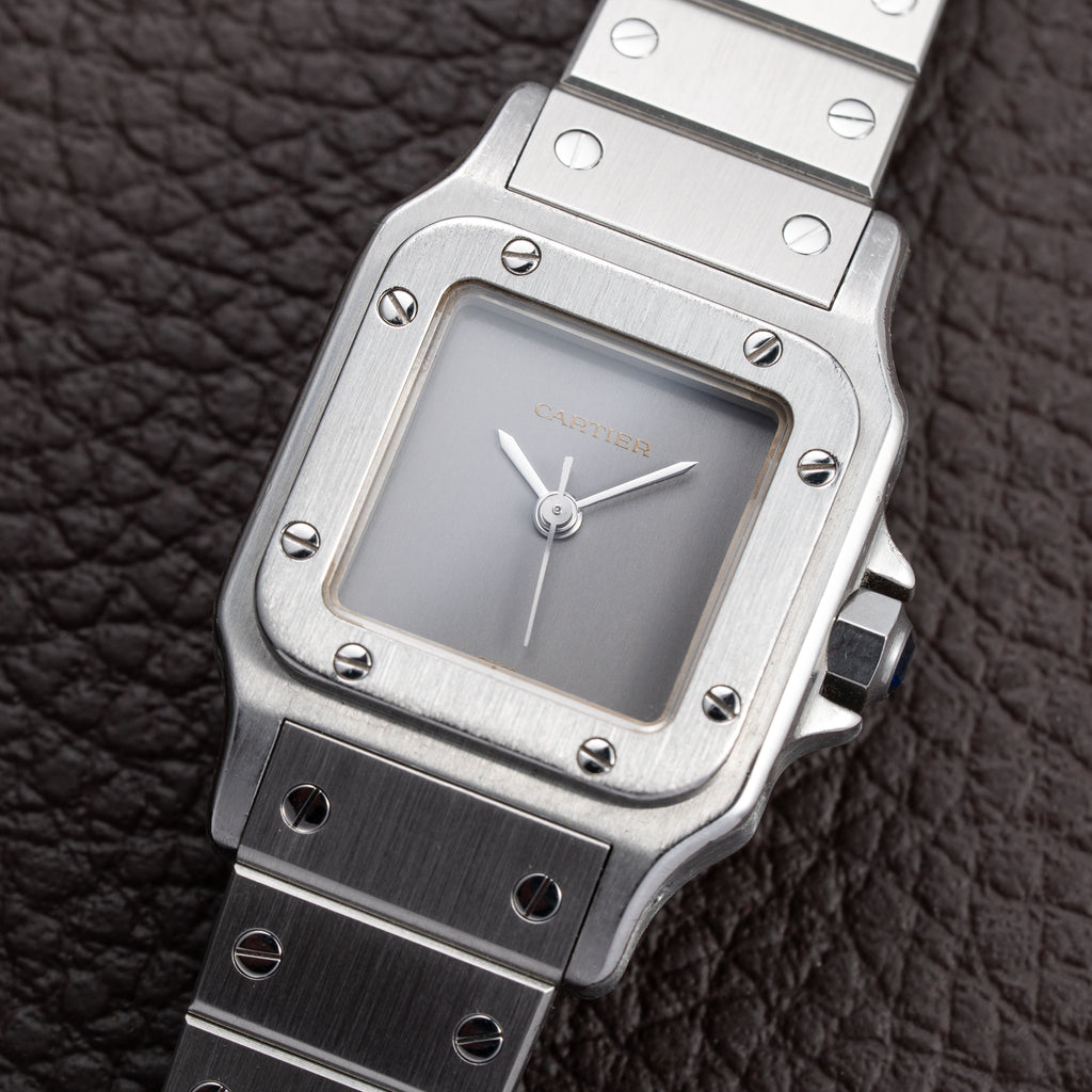 Cartier Santos Carrée "Ghost Dial" Lady Automatic Cartier Serviced Ref 0901