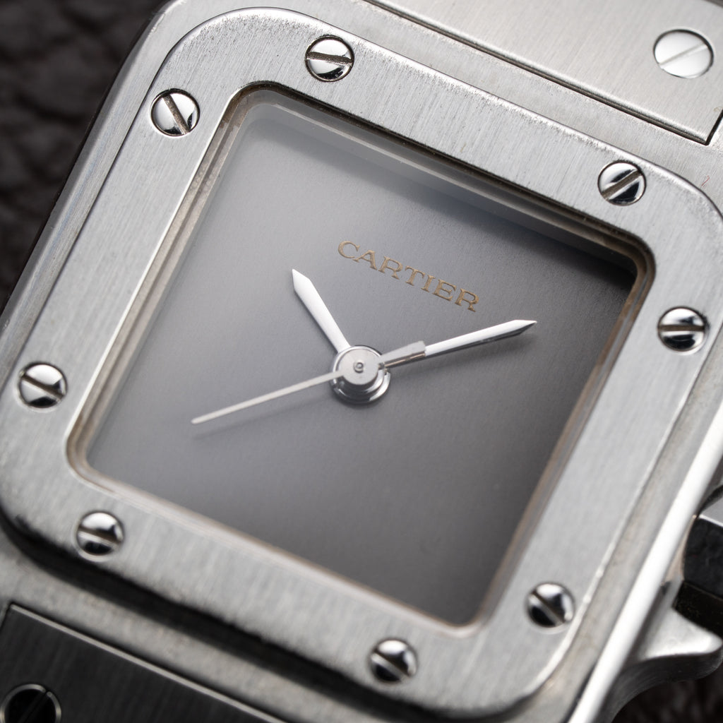 Cartier Santos Carrée "Ghost Dial" Lady Automatic Cartier Serviced Ref 0901