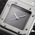 Cartier Santos Carrée "Ghost Dial" Lady Automatic Cartier Serviced Ref 0901