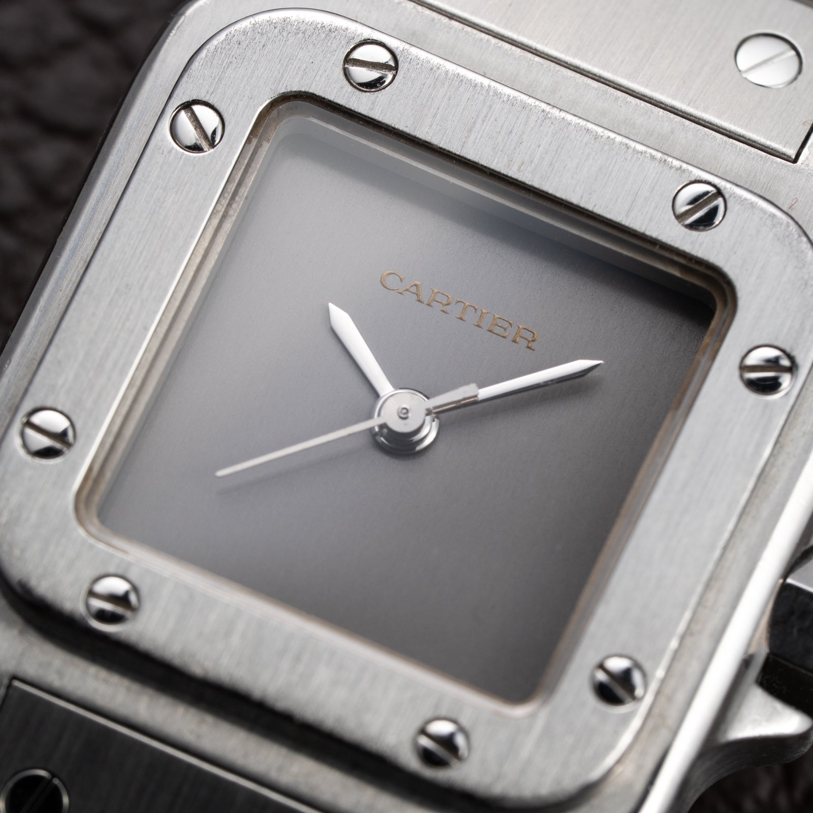 Cartier Santos Carrée "Ghost Dial" Lady Automatic Cartier Serviced Ref 0901