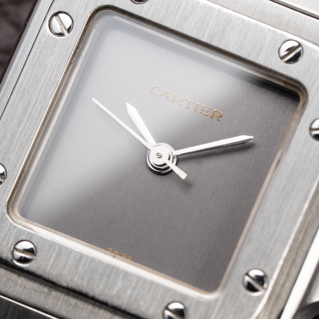 Cartier Santos Carrée "Ghost Dial" Lady Automatic Cartier Serviced Ref 0901