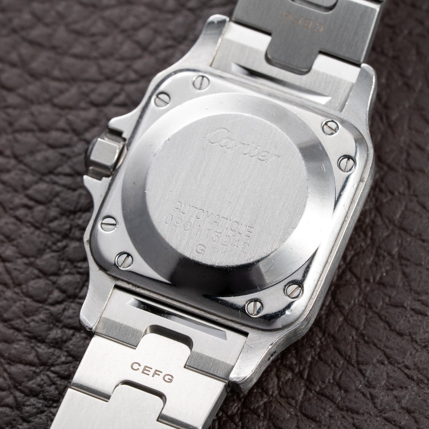 Cartier Santos Carrée "Ghost Dial" Lady Automatic Cartier Serviced Ref 0901