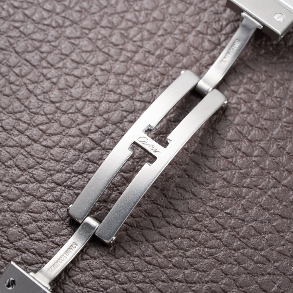 Cartier Santos Carrée "Ghost Dial" Lady Automatic Cartier Serviced Ref 0901
