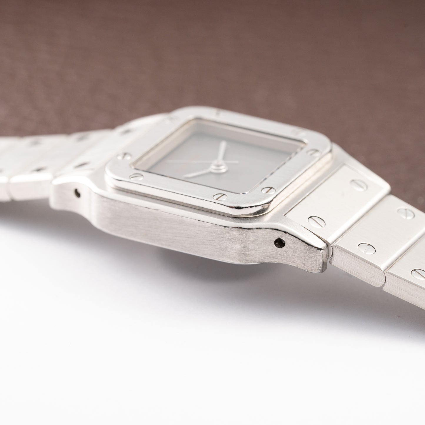 Cartier Santos Carrée "Ghost Dial" Lady Automatic Cartier Serviced Ref 0901