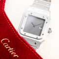 Cartier Santos Carrée 'Ghost' Grey Dial Cartier Service 2026 w/ 2-Year International Warranty Ref. 2960