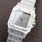 Cartier Santos Carrée 'Ghost' Grey Dial Cartier Service 2026 w/ 2-Year International Warranty Ref. 2960