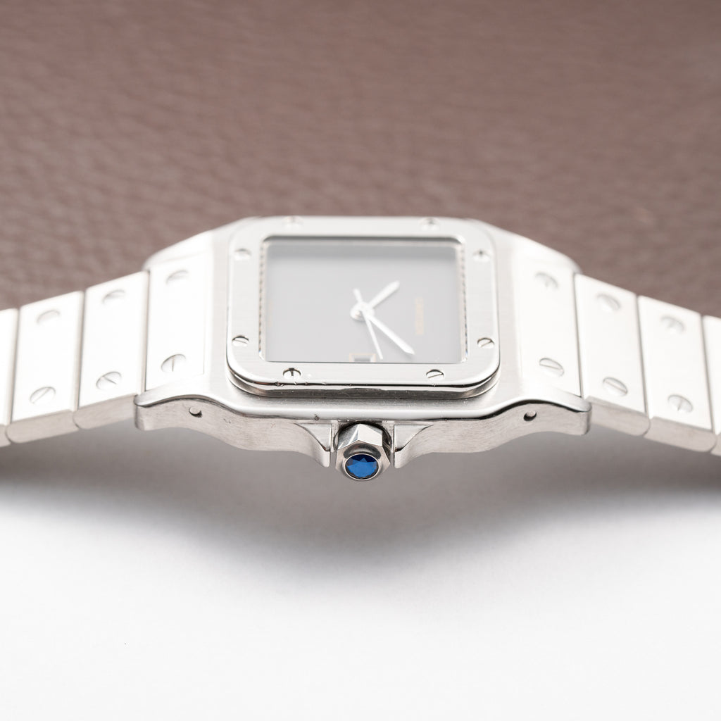 Cartier Santos Carrée 'Ghost' Grey Dial Cartier Service 2026 w/ 2-Year International Warranty Ref. 2960