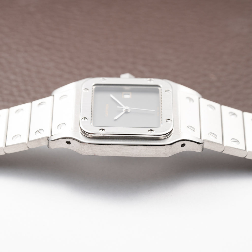 Cartier Santos Carrée 'Ghost' Grey Dial Cartier Service 2026 w/ 2-Year International Warranty Ref. 2960