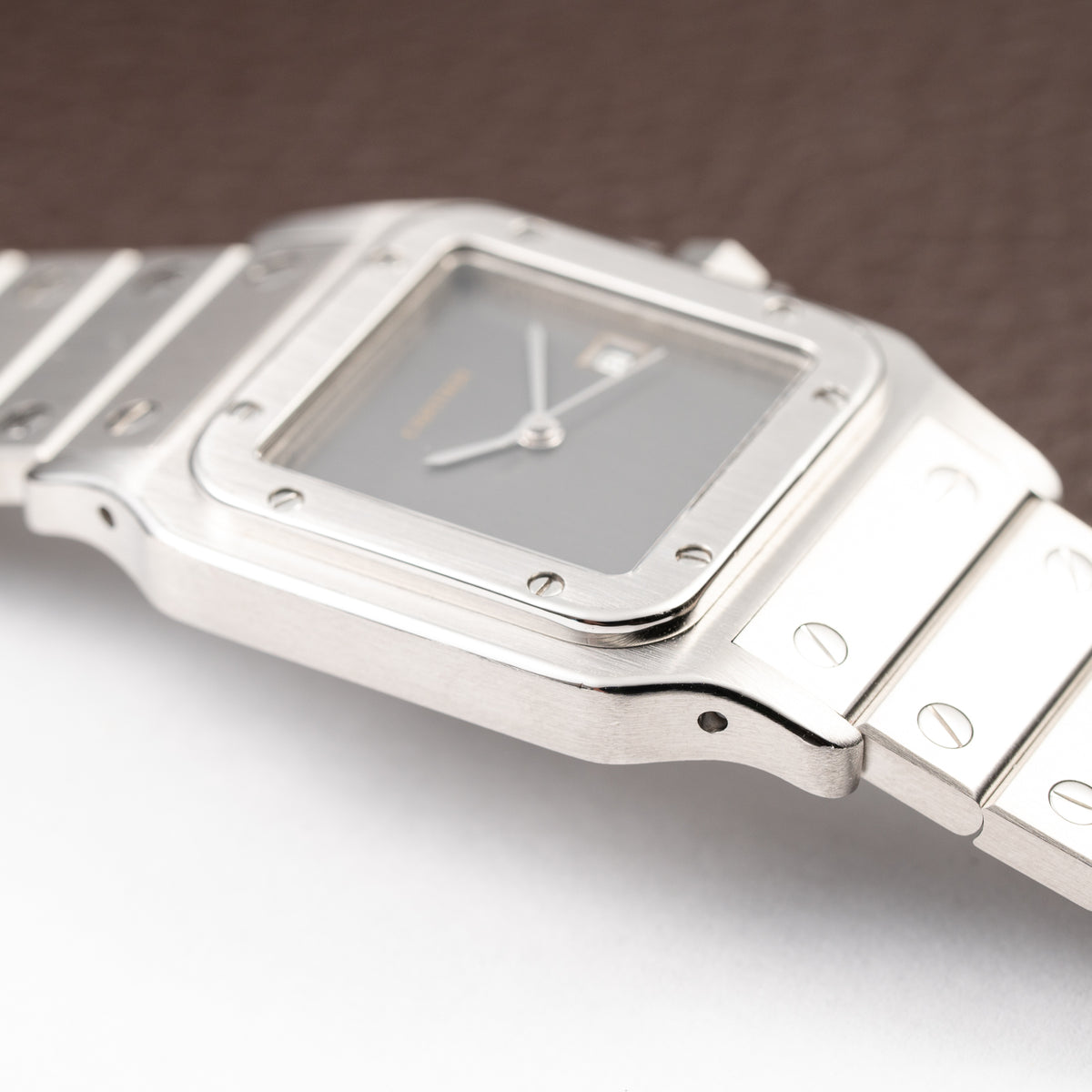 Cartier Santos Carrée 'Ghost' Grey Dial Cartier Service 2026 w/ 2-Year International Warranty Ref. 2960