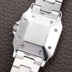 Cartier Santos Carrée “Ghost” Grey Stainless Steel Automatic Ref. 2960 from 1980s