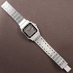 Cartier Santos Carrée “Ghost” Grey Stainless Steel Automatic Ref. 2960 from 1980s