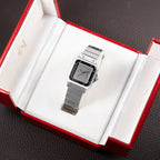 Cartier Santos Carrée “Ghost” Grey Stainless Steel Automatic Ref. 2960 from 1980s