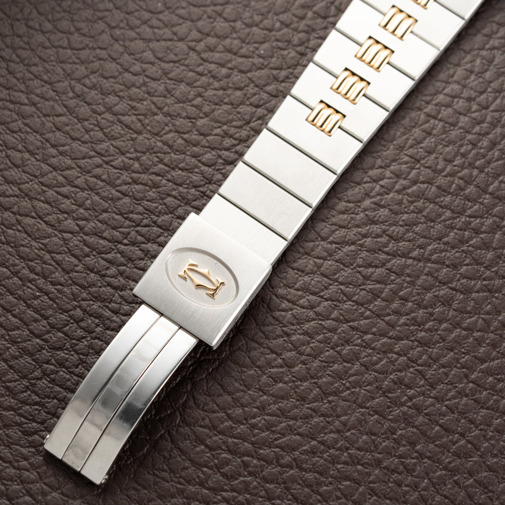 Cartier Santos Carrée Automatic Ref. 2961 on Godron Bracelet Serviced by Cartier in 2025