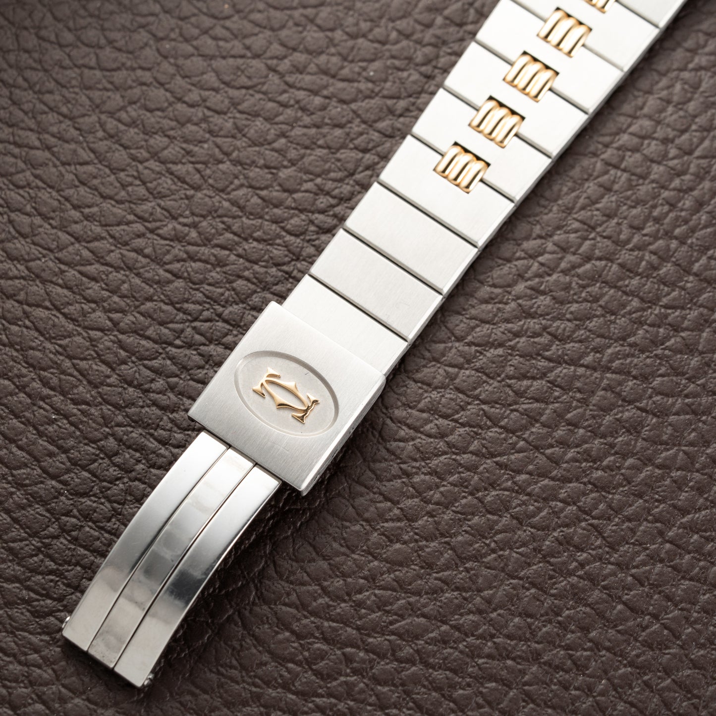 Cartier Santos Carrée Automatic Ref. 2961 on Godron Bracelet Serviced by Cartier in 2025