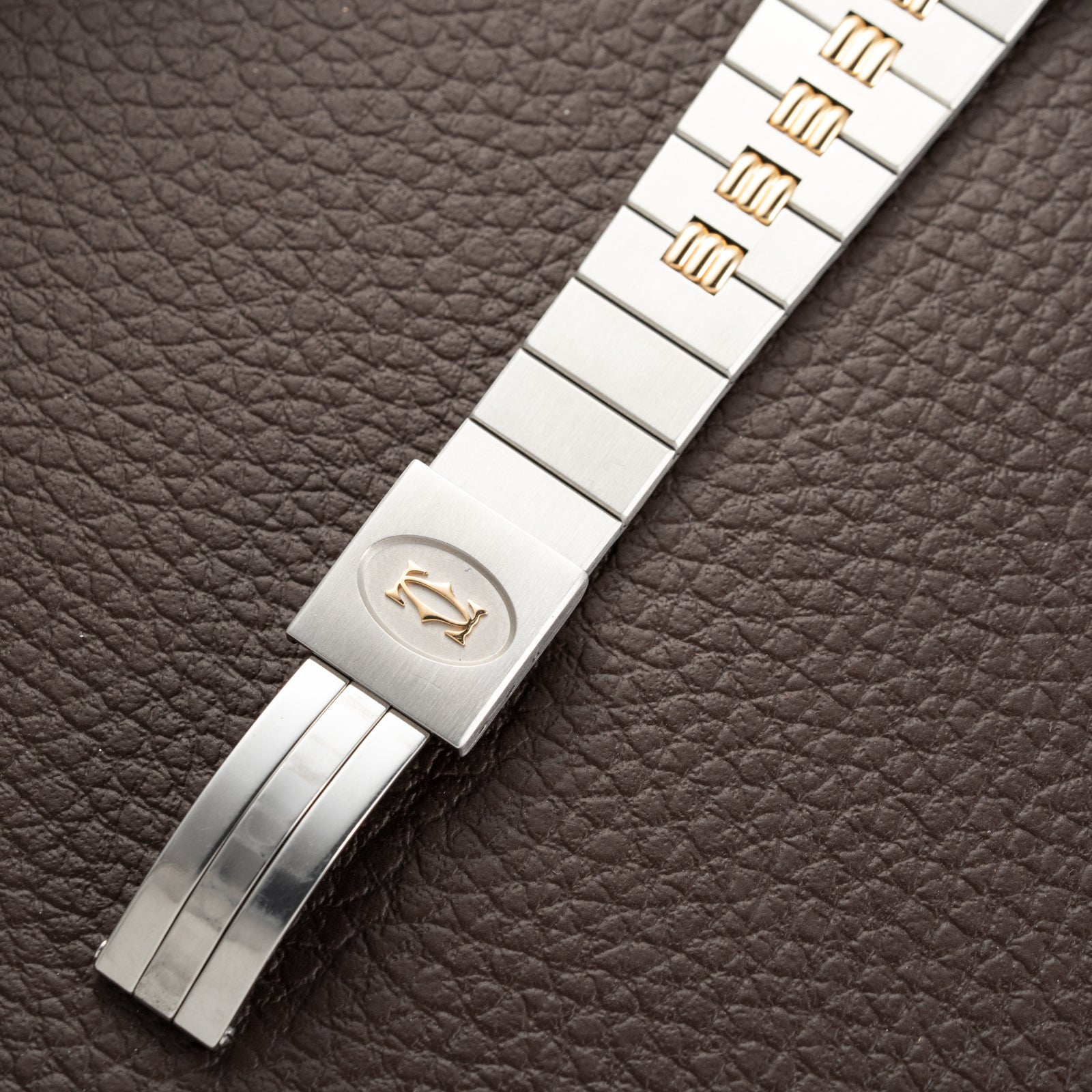 Cartier Santos Carrée Automatic Ref. 2961 on Godron Bracelet Serviced by Cartier in 2025