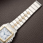 Cartier Santos Carrée Automatic Ref. 2961 on Godron Bracelet Serviced by Cartier in 2025