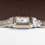 Cartier Santos Carrée Automatic Ref. 2961 on Godron Bracelet Serviced by Cartier in 2025