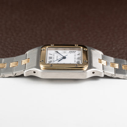 Cartier Santos Carrée Automatic Ref. 2961 on Godron Bracelet Serviced by Cartier in 2025
