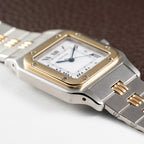 Cartier Santos Carrée Automatic Ref. 2961 on Godron Bracelet Serviced by Cartier in 2025