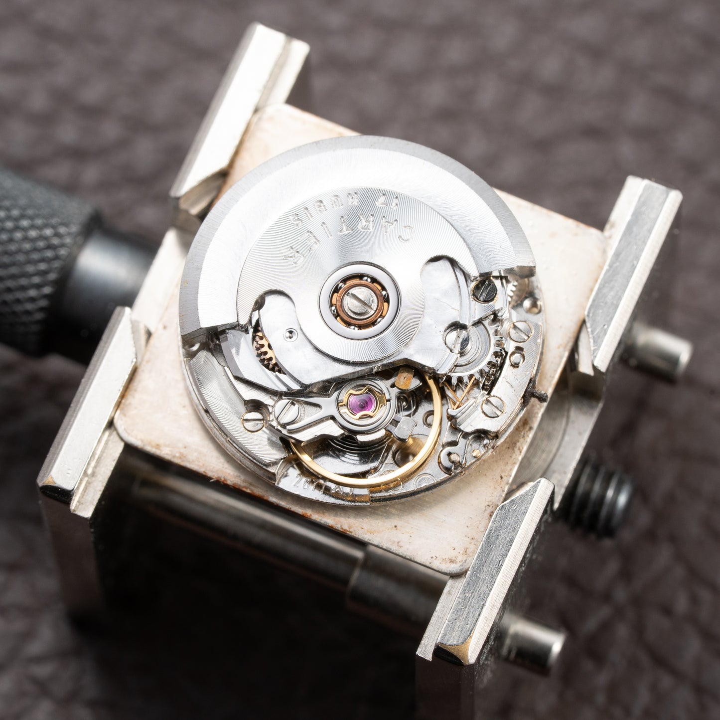 Cartier Santos Carrée Automatic GM Gold & Steel Ref 2961 from 1980s