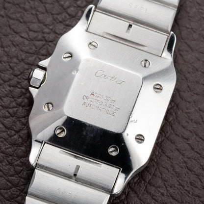 Cartier Santos Carrée Automatic GM Gold & Steel Ref 2961 from 1980s