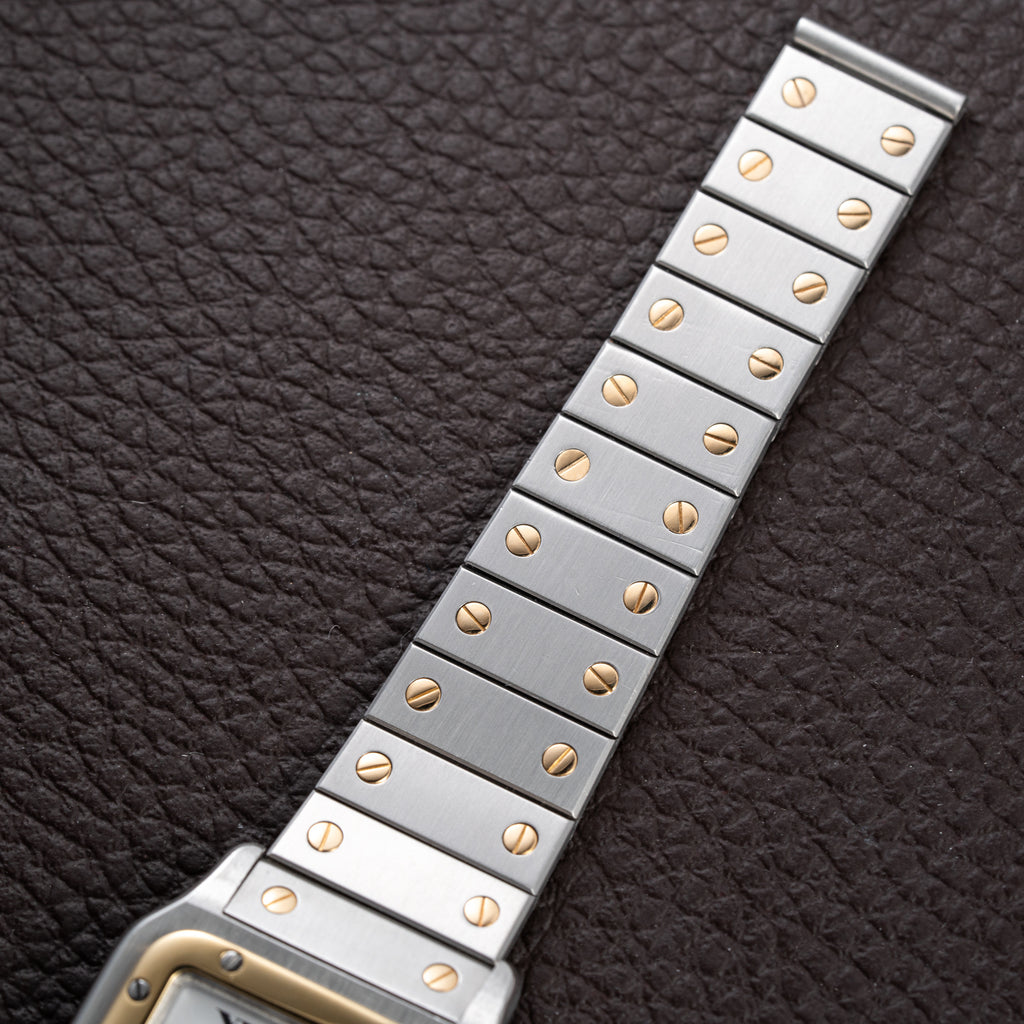 Cartier Santos Carrée Gold & Steel Automatic GM Ref. 2961 From 1980s