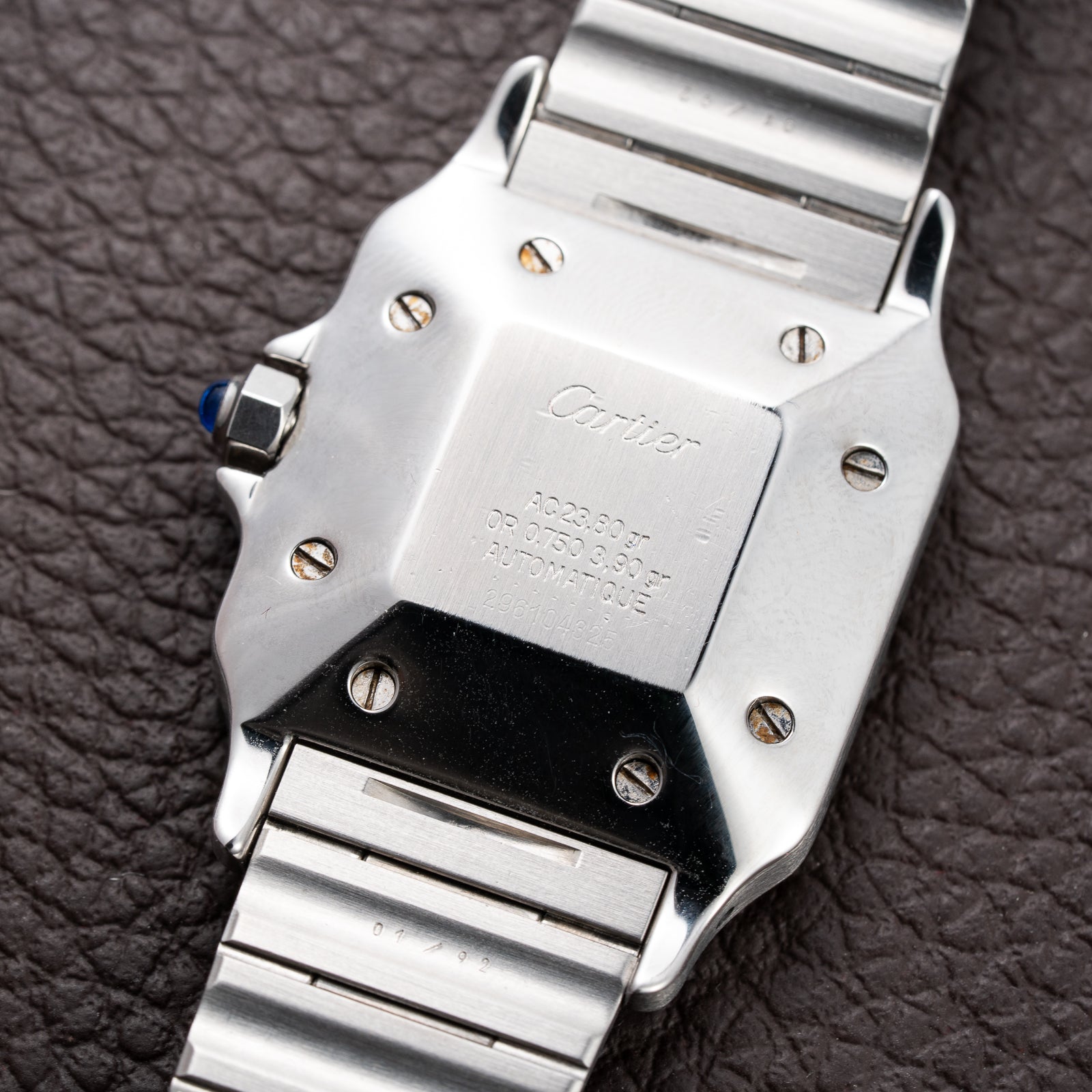 Cartier Santos Carrée Gold & Steel Automatic GM Ref. 2961 From 1980s