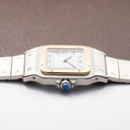 Cartier Santos Carrée Gold & Steel Automatic GM Ref. 2961 From 1980s