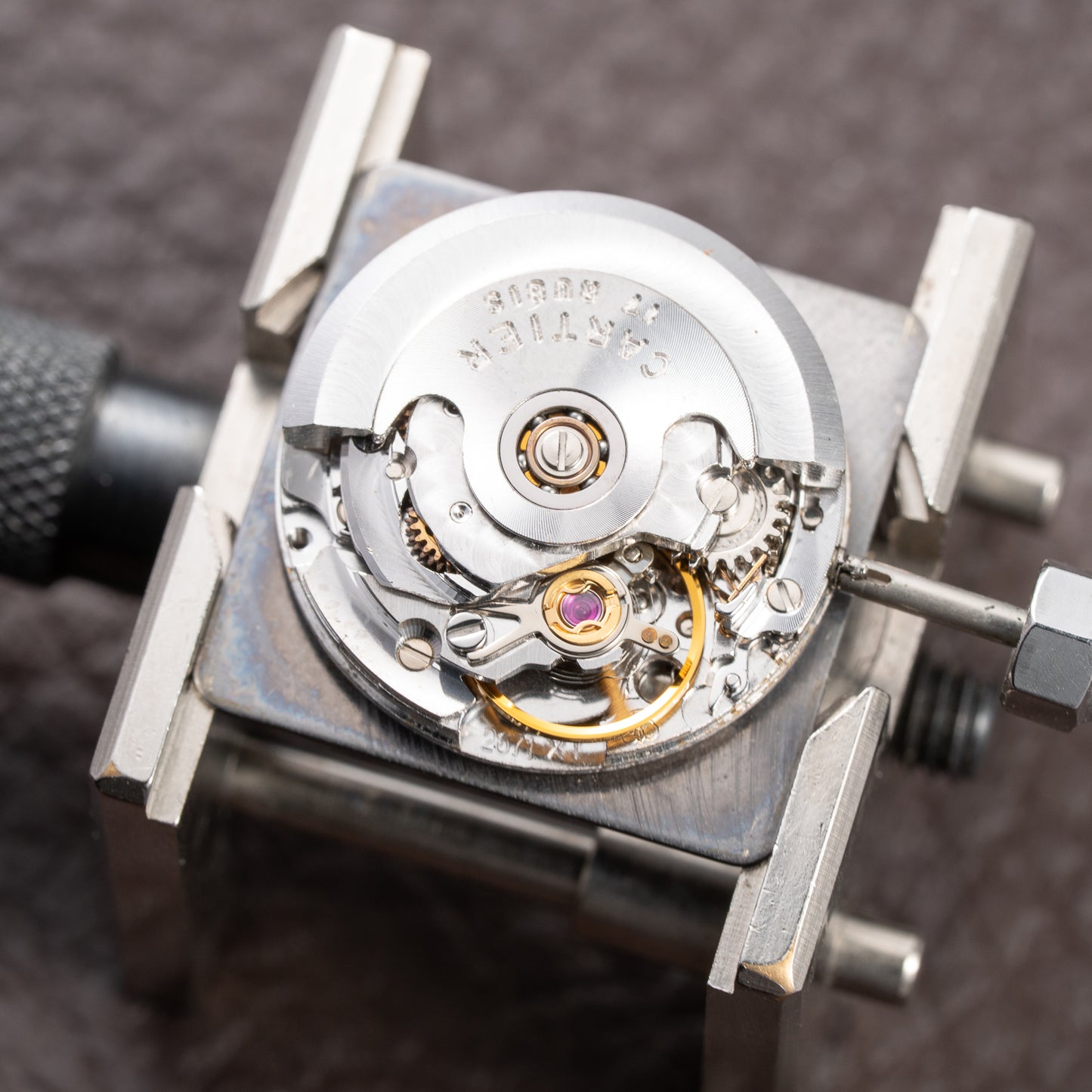 Cartier Santos Carrée Grey Ghost "Swiss" Only Full Set from 1986 Ref 2960