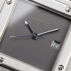 Cartier Santos Carrée Grey Ghost "Swiss" Only Full Set from 1986 Ref 2960
