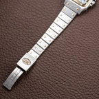 Cartier Santos Lady Automatic Gold Steel PM 1990s Ref. 0902