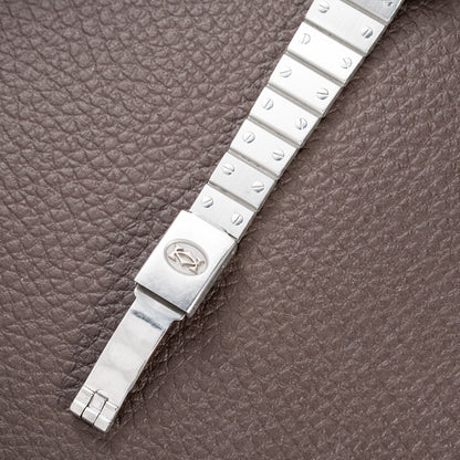 Cartier Santos Carrée Lady Burgundy Red Dial “Swiss Only” Automatic Ref. 0901 from 1980s