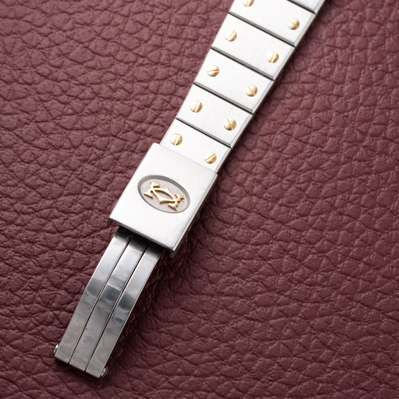 Cartier Santos Lady Automatic Full Set 1981 Gold Steel PM Ref. 0902